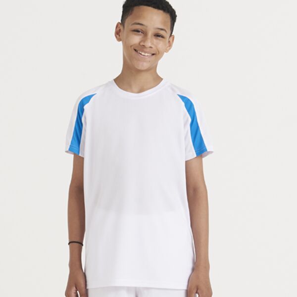 AWDis Kids Cool Contrast T-Shirt Thumbnail
